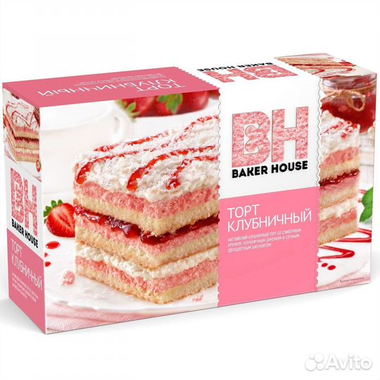 Торт бисквитный Baker House Виттория 350г