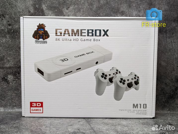 Игровая приставка ретро game stick m10 64гб