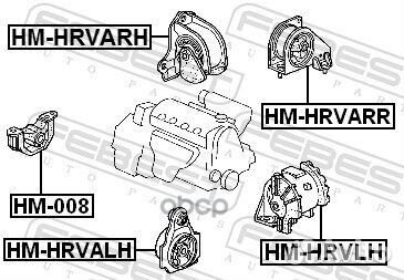 Подушка двигателя / honda HR-V GH2 1999-2003 E