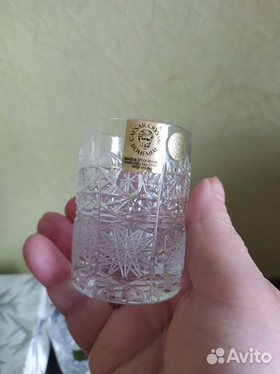 Хрустальные рюмки стопки Чехия Цезарь Богемия