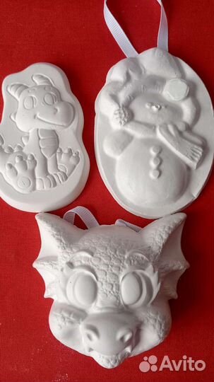 Фигурки из гипса для раскрашивания