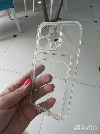 Чехол на iPhone 14 pro max прозрачный