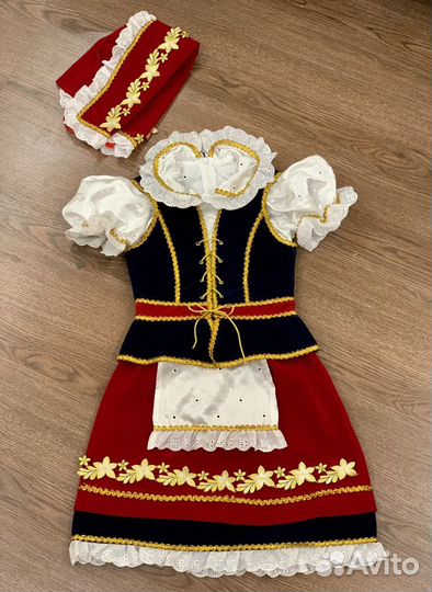 Новогодний костюм Красная шапочка