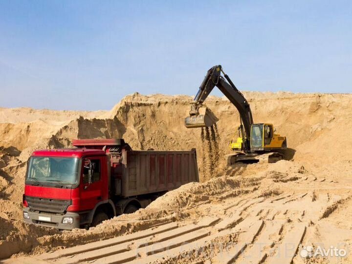 Песок 30т тараканом с карьера без посредников