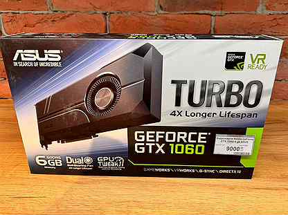 Видеокартgeforce GTX 1060 6 gb 192 bit Asus Turbo