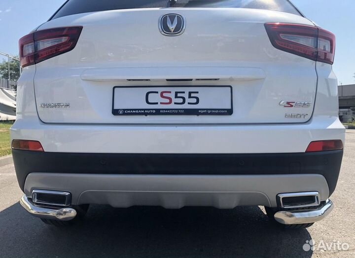 Changan CS55 2018 Защита заднего бампера угловая