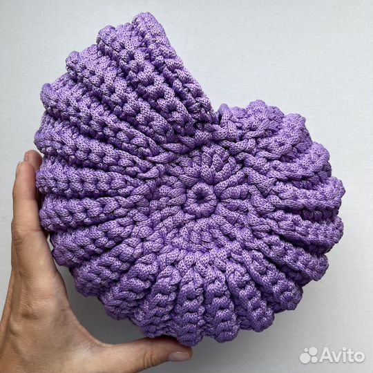 Ракушка наутилус вязаная