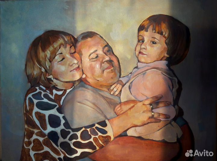 Портреты на заказ, картины по фото. Художник спб