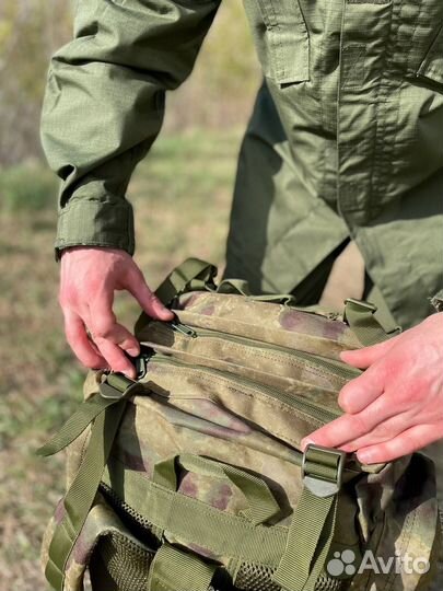 Тактический/ туристический рюкзак 70 литров мох