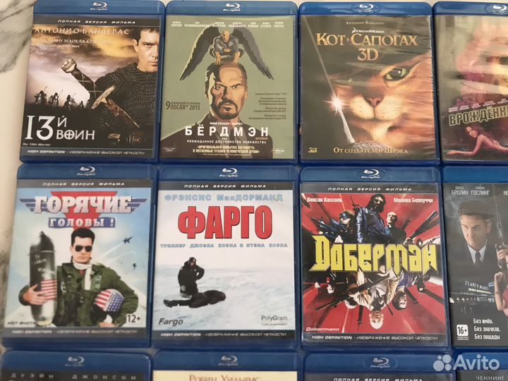 Фильмы и сериалы на Blu-Ray