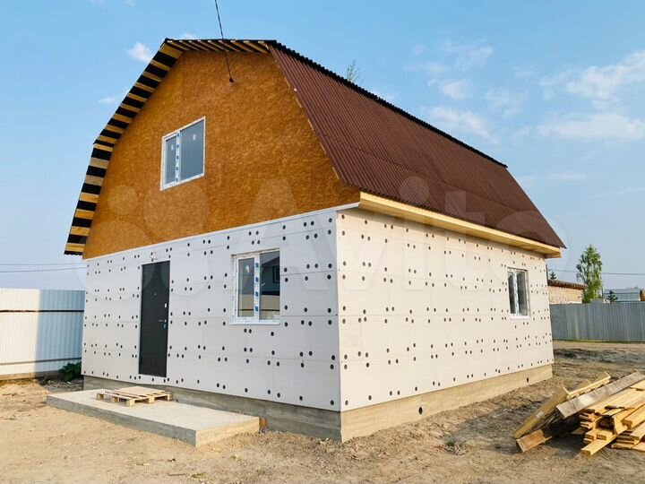 Дом 100 м² на участке 6 сот.