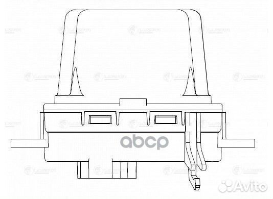 Резистор э/вент. отоп. для а/м VW Touareg (02)