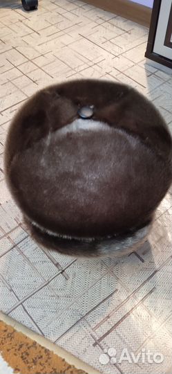 Мужская зимняя шапка-кепка из нерпы