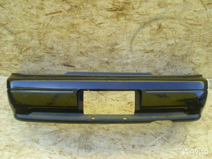 Бампер задний Toyota Cynos EL44 Чёрныйцарапиныусил