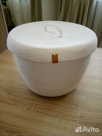 Корзина для хранения интерьерная декоративная