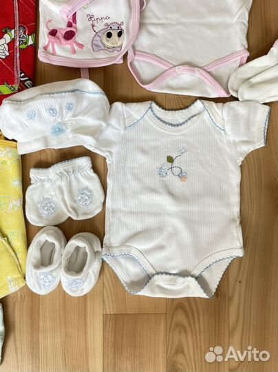 Вещи для девочки 0-6 мес пакетом