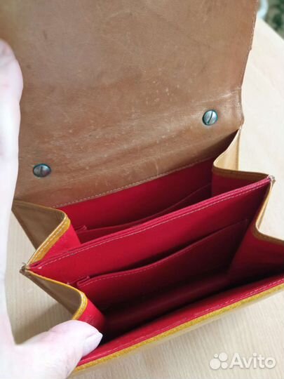 Сумка - малютка, натуральная кожа, СССР