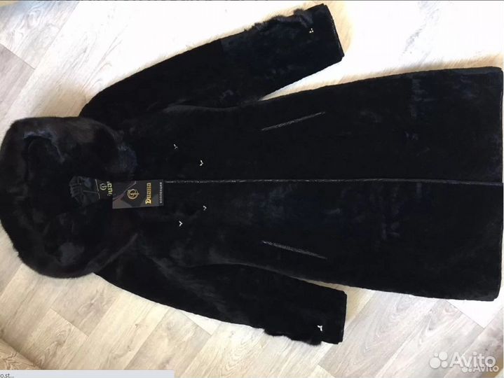 Шуба мутон новая р 42