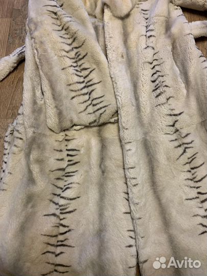 Шуба бобер+норка