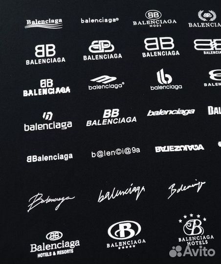 Футболка Balenciaga Archives Logos