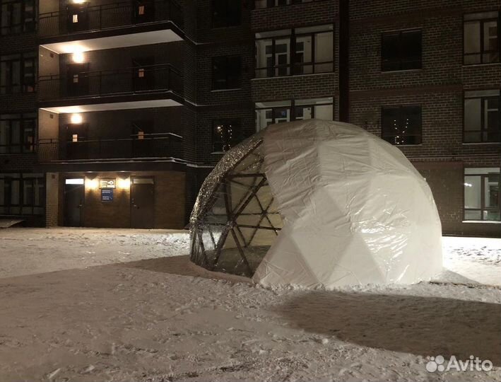 Купольный шатер для глэмпинга