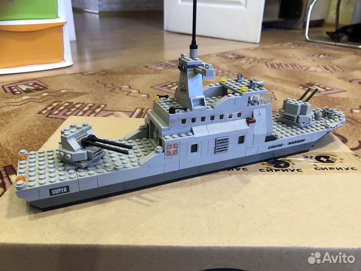 Корабль линкор лего