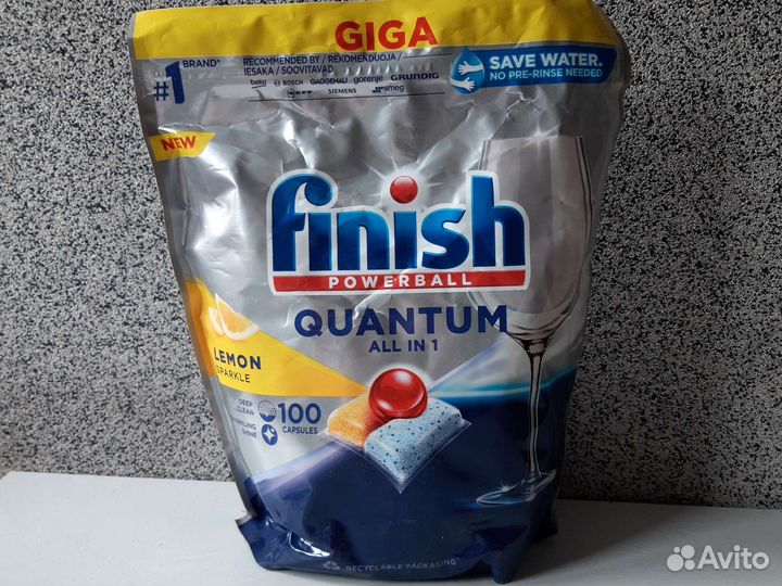 Таблетки для посудомоечных машин Finish 100 шт