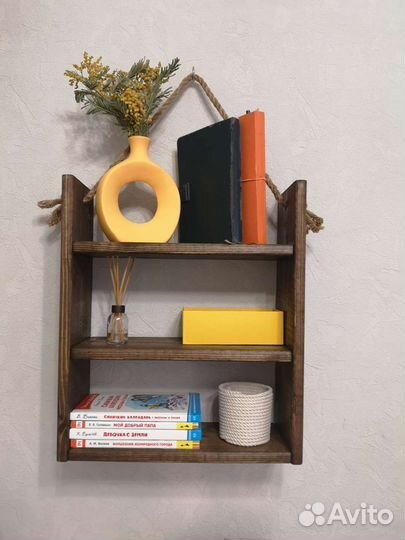 Полка настенная навесная лофт