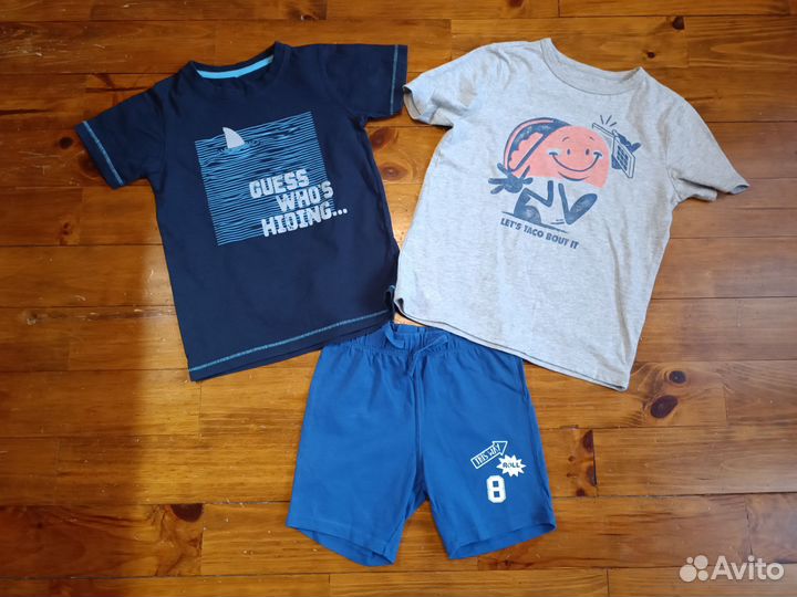 Летние комплекты на мальчика 122