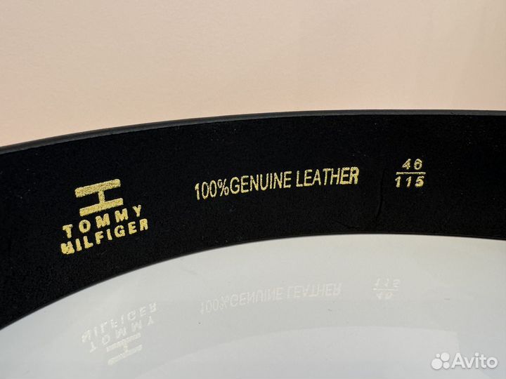Tommy hilfiger ремень мужской натуральная кожа