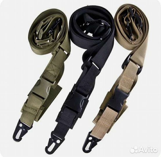 Ремень трехточечный тактический (разные цвета)
