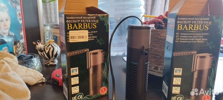 Фильтр для аквариума barbus