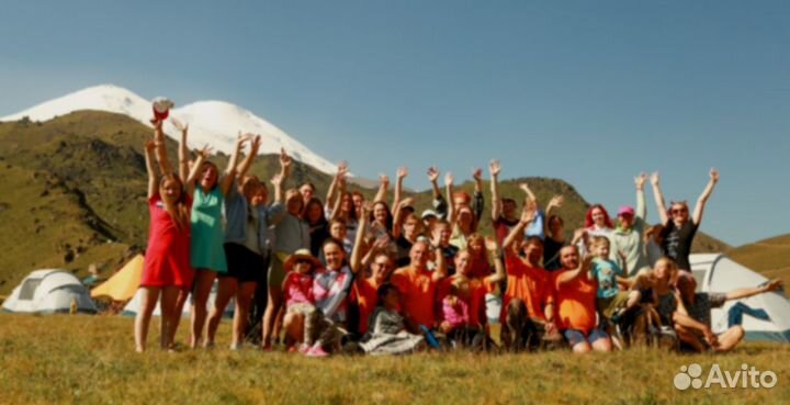 Семейный тур к Эльбрусу. Кемпинг в высокогорье