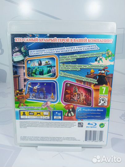 PS3 Зажигай Спасая мир для PlayStation Move б/у