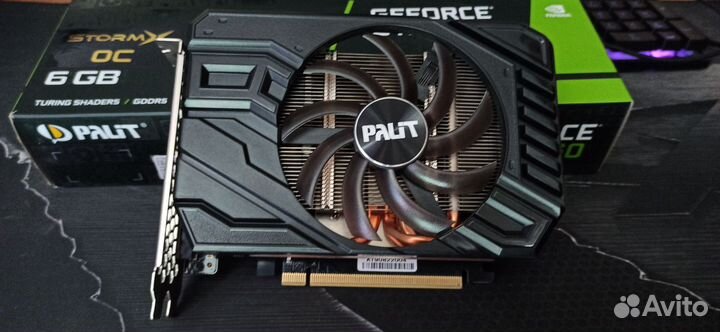 Продам видеокарту Palit Stom X OC 1660 6GB gddr5
