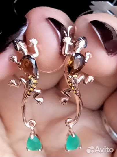 Серебряные серьги