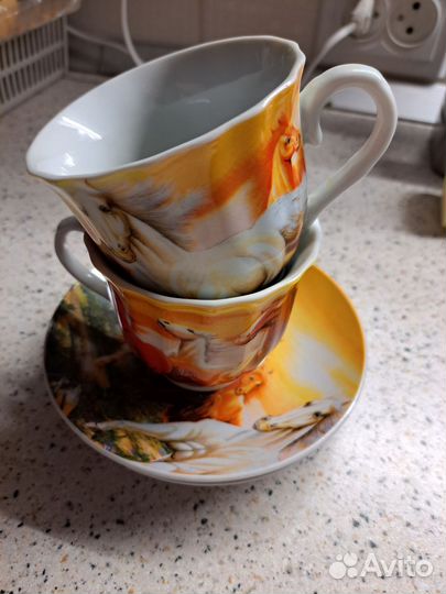 Чашка с блюдцем