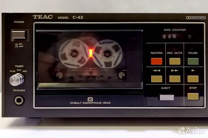 Кассетная Дека teac C-4X, 1981г