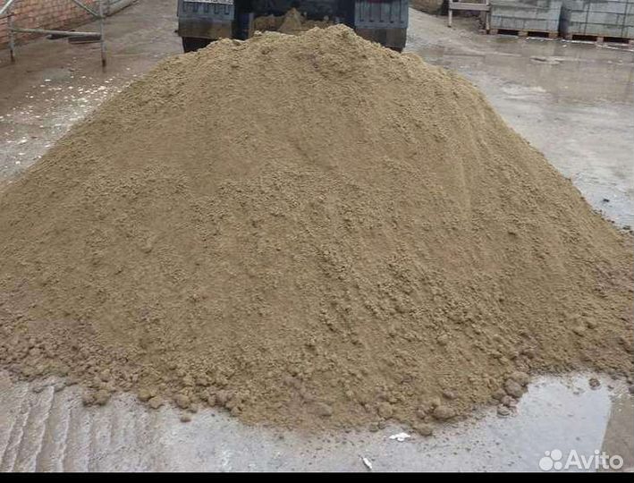 Песок намывной карьерный щебень земля