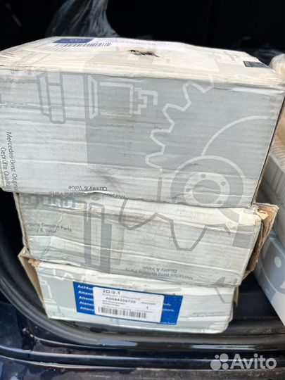 Колодки передние ориг mercedes A0044200720