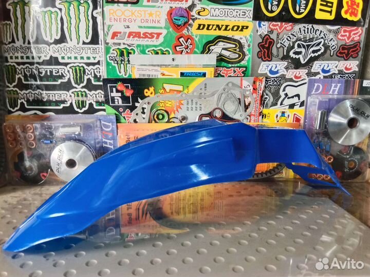 Крыло на кроссовый мотоцикл синее