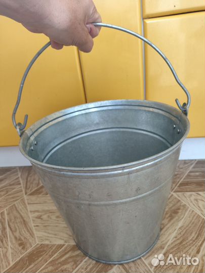 Ведро оцинкованное 9 литров новое