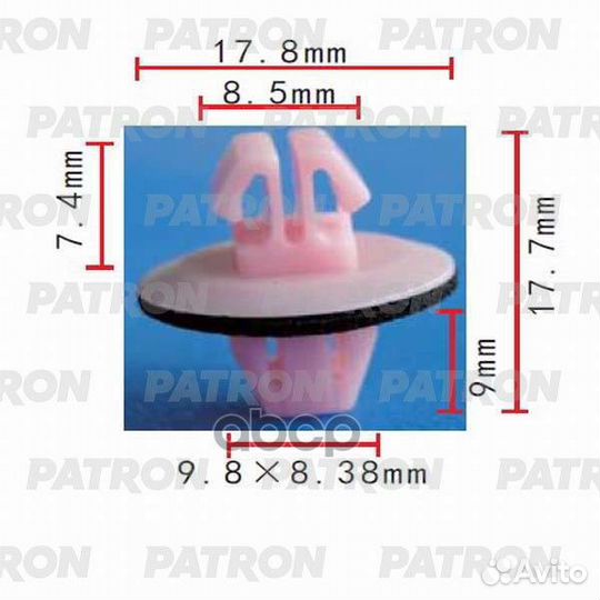 Клипса пластмассовая Lexus, Toyota применяемост