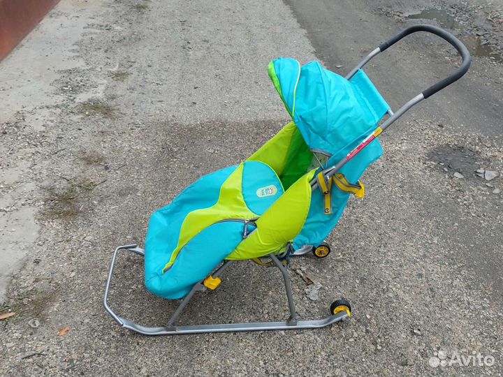 Санки коляска ника