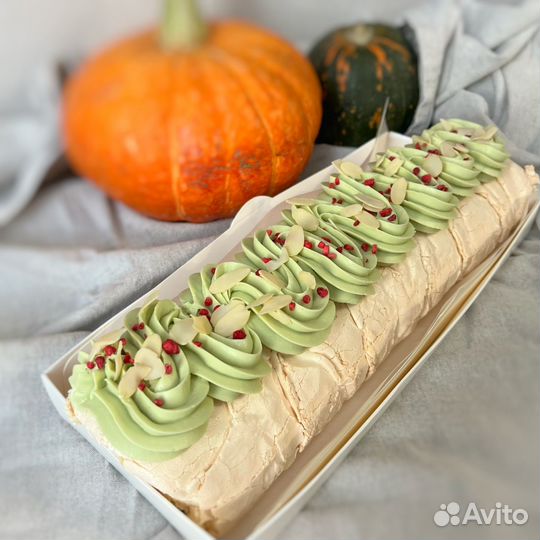 Меренговый рулет