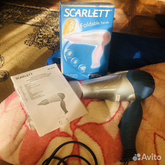 Дорожный фен Scarlett sc-076