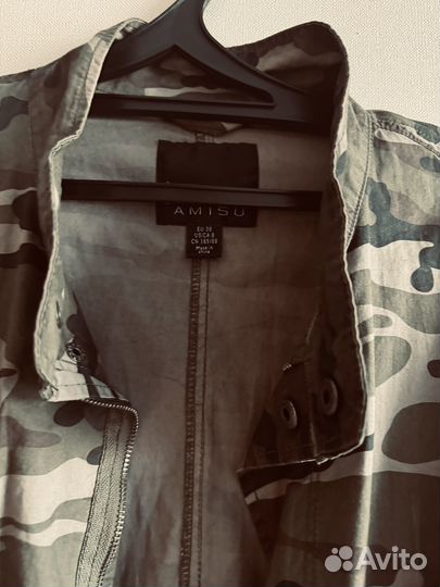 Парка женская в стили милитари 44 размер