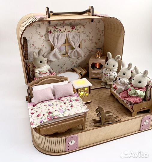 Кукольный домик-чемодан «Романтика»