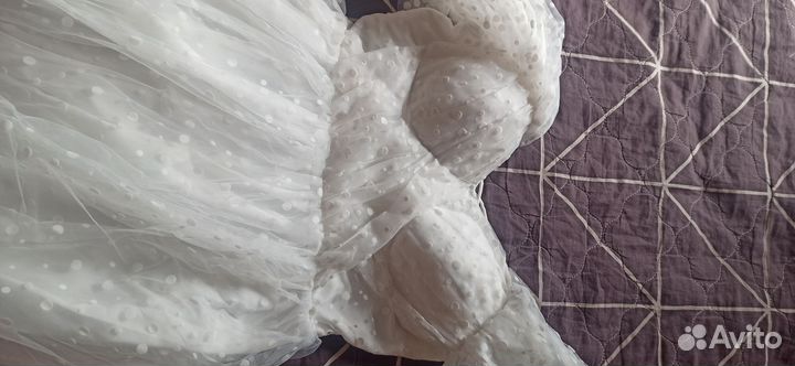 Вечернее платье 42 44 белое