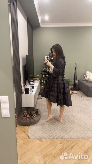 Пуховик женский длинный